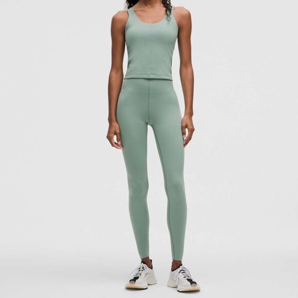Lululemon Glow Up Leggings - Crater Blue - Size 8 - Picture 1 of 6